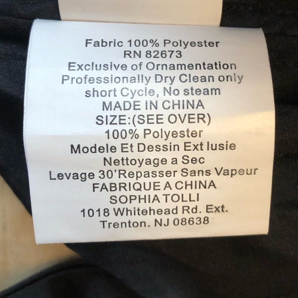 Sophia Tolli Dress/Size 2 - Picture 13 of 13